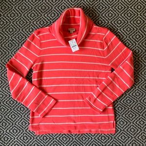 J. Crew Factory mockneck sweatshirt in cloudspun fleece